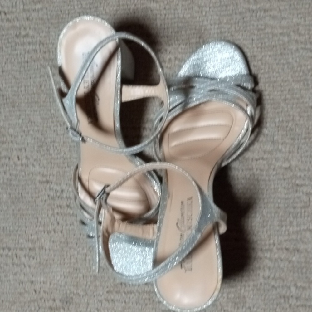 BADGLEY MISCHKA, Wedding, Holidays, glitter, block heel, special occasio… - Picture 2 of 6